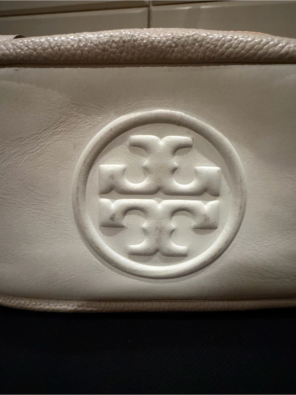 Tory Burch Perry Bombe Camera Bag | Cream/Off-White with Braided Strap - Picture 9 of 9